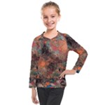 abstraction 22 Kids  Long Mesh T-Shirt