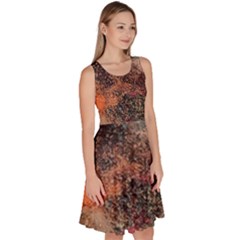 Knee Length Skater Dress With Pockets 