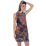 abstraction 22 Racer Back Hoodie Dress