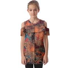 Fold Over Open Sleeve Top 