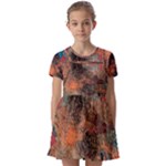 abstraction 22 Kids  Short Sleeve Pinafore Style Dress