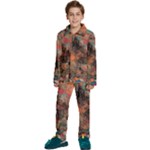 abstraction 22 Kids  Long Sleeve Velvet Pajamas Set