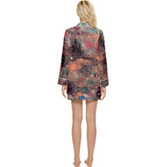 Long Sleeve Satin Robe 