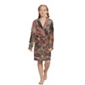 Kids  Long Sleeve Velvet Lounge Robe 