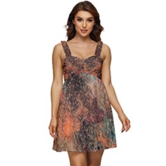 Ruffle Strap Babydoll Chiffon Dress 