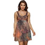 abstraction 22 Ruffle Strap Babydoll Chiffon Dress