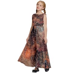 Kids  Satin Sleeveless Maxi Dress 