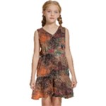 abstraction 22 Kids  Sleeveless Tiered Mini Dress