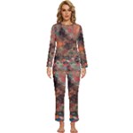 abstraction 22 Womens  Long Sleeve Lightweight Pajamas Set