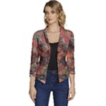 abstraction 22 Women s Casual 3/4 Sleeve Spring Jacket