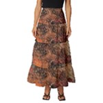 abstraction 22 Tiered Ruffle Maxi Skirt