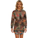 abstraction 22 Womens Long Sleeve Shirt Dress