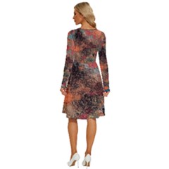 Long Sleeve Dress With Pocket 