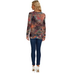 Long Sleeve Crew Neck Pullover Top 