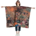 abstraction 22 Women s Hooded Rain Ponchos