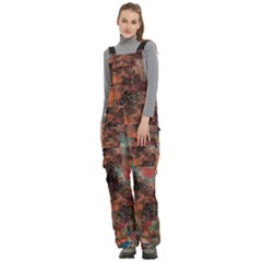 Women s Side Zip Front Pouch Ski And Snowboard Bib Pants	 