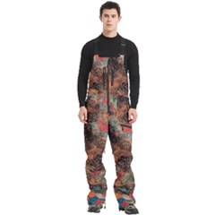 Men s Front Zip Ski And Snowboard Bib Pants 