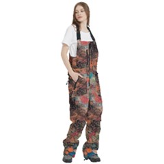 Women s Front Zip Ski And Snowboard Bib Pants 