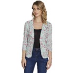 Jiimy Women s One-Button 3/4 Sleeve Short Jacket | m3galleryStudio