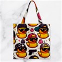 Zipper Grocery Tote Bag 