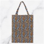 Blue Brown Leopard Classic Tote Bag
