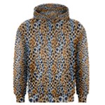 Blue Brown Leopard Men s Core Hoodie