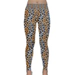 Blue Brown Leopard Classic Yoga Leggings