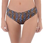Blue Brown Leopard Reversible Classic Bikini Bottoms