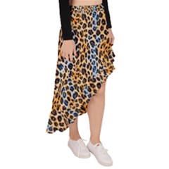 Asymmetrical Ruffle Hem Skirt  