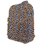 Blue Brown Leopard Classic Backpack