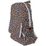 Blue Brown Leopard Travelers  Backpack