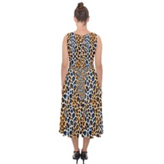 Midi Tie-Back Chiffon Dress 