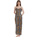 Spaghetti Top Long Pants Satin Pajamas Set 