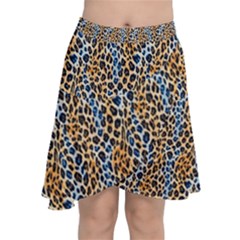 Chiffon Wrap Front Skirt 