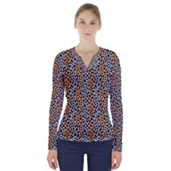 V-Neck Long Sleeve Top 