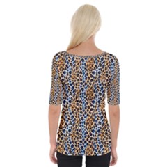 Wide Neckline T-Shirt 