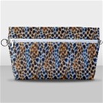 Blue Brown Leopard Handbag Organizer