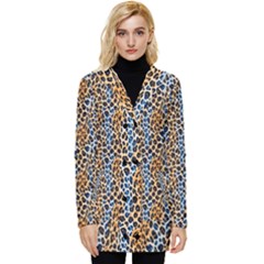 Button Up Hooded Coat  