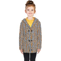 Kids  Double Breasted Button Coat 