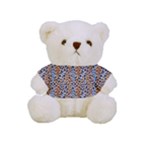 Blue Brown Leopard Full Print Tee for Cuddly Teddy Bear