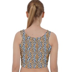 Velvet Racer Back Crop Top 