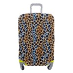 Blue Brown Leopard Luggage Cover (Small)