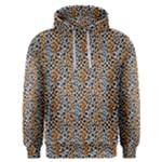 Blue Brown Leopard Men s Overhead Hoodie