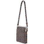 Blue Brown Leopard Multi Function Travel Bag