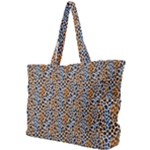 Blue Brown Leopard Simple Shoulder Bag