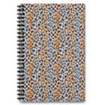 Blue Brown Leopard Notebooks