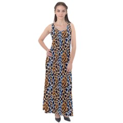 Sleeveless Velour Maxi Dress 