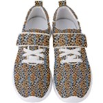 Blue Brown Leopard Men s Velcro Strap Shoes