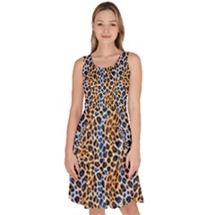 Knee Length Skater Dress With Pockets 