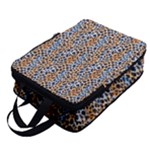 Blue Brown Leopard Full Print Foldable Shoe Storage Bag